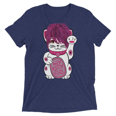 Kitty Girl (Retail Triblend)-Triblend T-Shirt-Swish Embassy