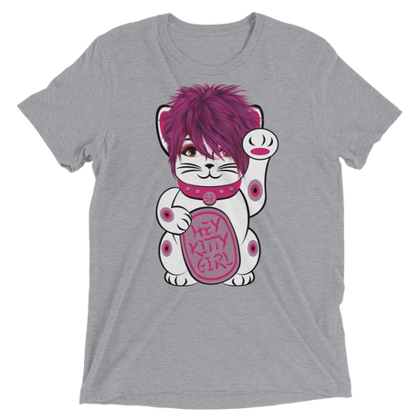 Kitty Girl (Retail Triblend)-Triblend T-Shirt-Swish Embassy