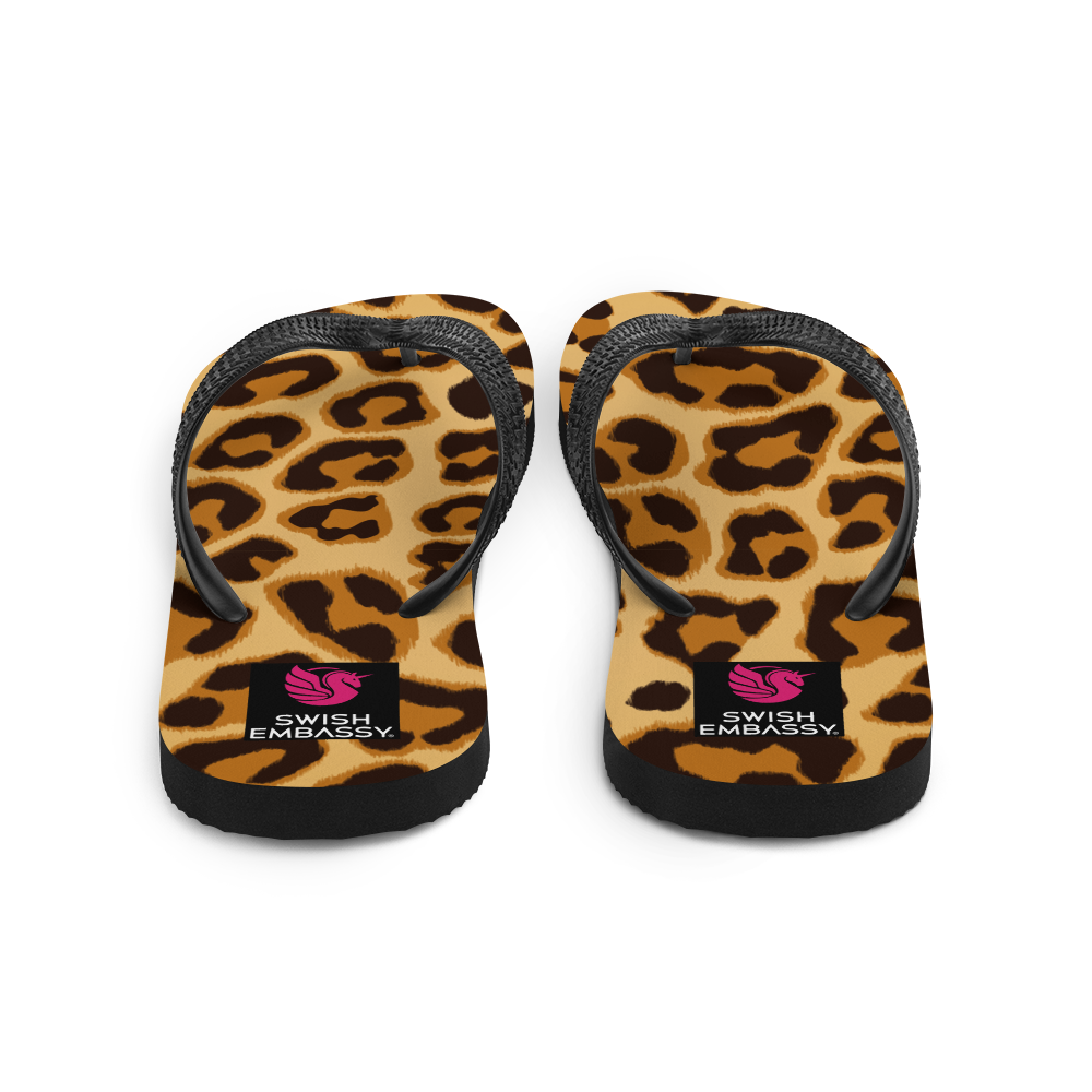 Leopard (Flip Flops)-Flip Flops-Swish Embassy