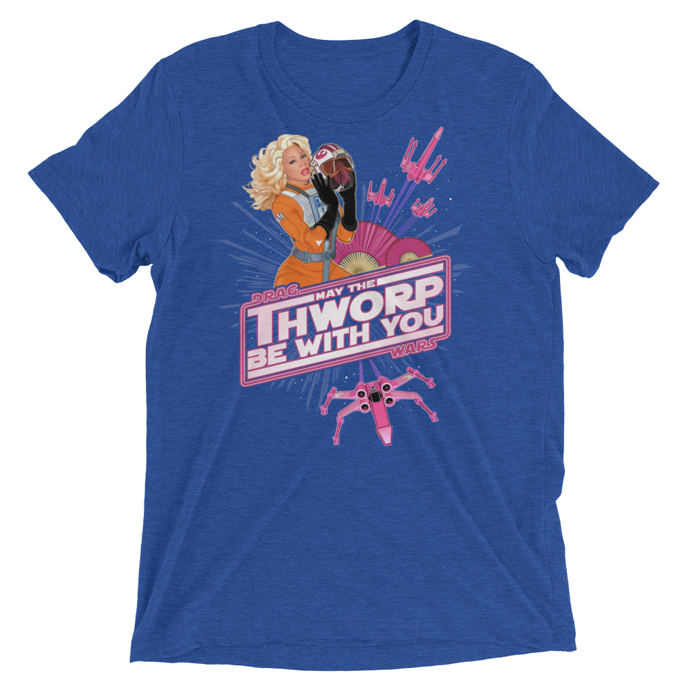 May the Thworp Be With You (Retail Triblend)-Triblend T-Shirt-Swish Embassy