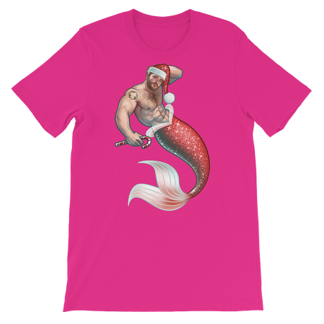 Merman Christmas-Christmas T-Shirts-Swish Embassy