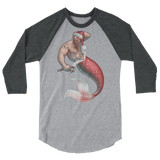 Merman Christmas (Raglan)-Raglan-Swish Embassy