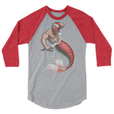 Merman Christmas (Raglan)-Raglan-Swish Embassy