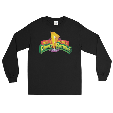 Mighty Moanin' Power Bottoms (Long Sleeve)-Long Sleeve-Swish Embassy