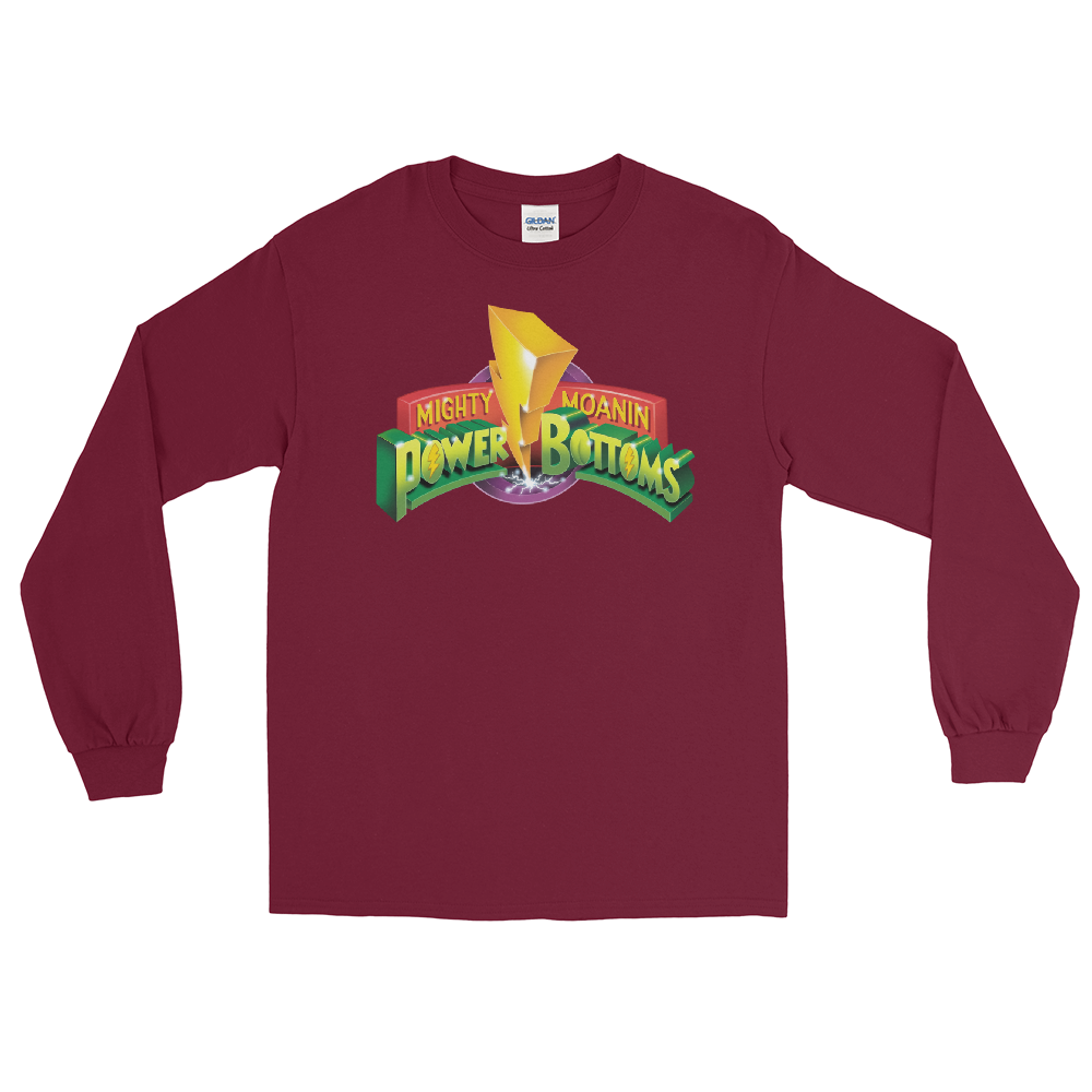 Mighty Moanin' Power Bottoms (Long Sleeve)-Long Sleeve-Swish Embassy