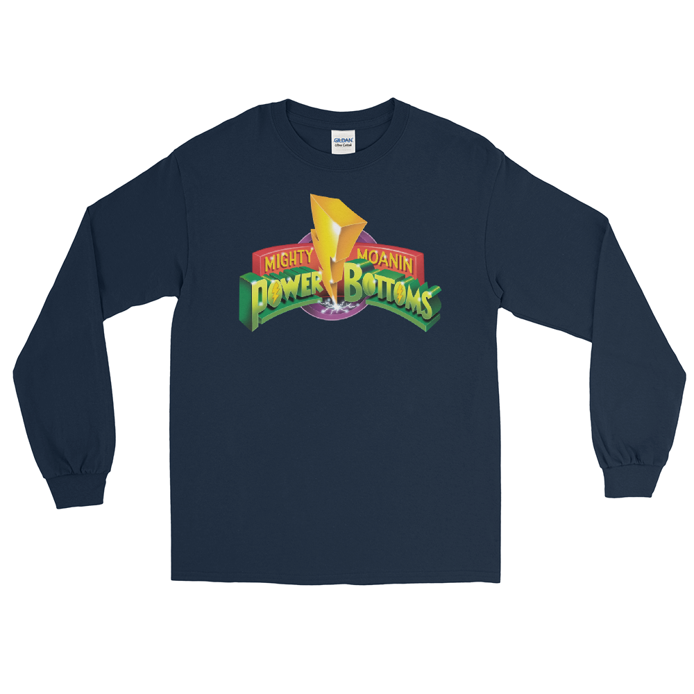 Mighty Moanin' Power Bottoms (Long Sleeve)-Long Sleeve-Swish Embassy