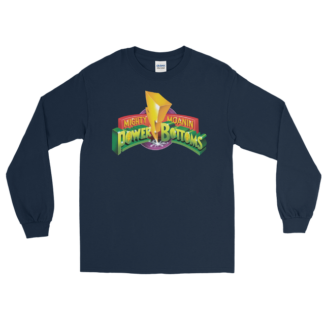 Mighty Moanin' Power Bottoms (Long Sleeve)-Long Sleeve-Swish Embassy