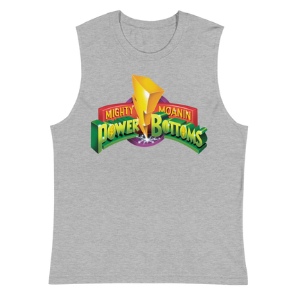 Mighty Moanin' Power Bottoms (Muscle Shirt)-Muscle Shirt-Swish Embassy