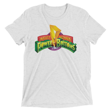 Mighty Moanin' Power Bottoms (Retail Triblend)-Triblend T-Shirt-Swish Embassy