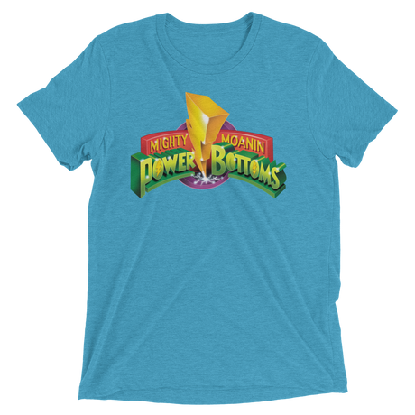 Mighty Moanin' Power Bottoms (Retail Triblend)-Triblend T-Shirt-Swish Embassy