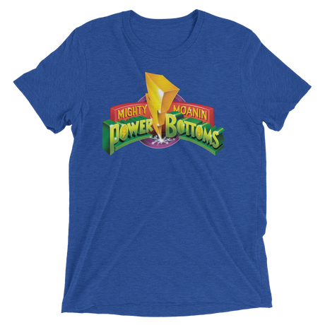 Mighty Moanin' Power Bottoms (Retail Triblend)-Triblend T-Shirt-Swish Embassy