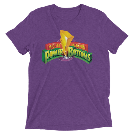 Mighty Moanin' Power Bottoms (Retail Triblend)-Triblend T-Shirt-Swish Embassy