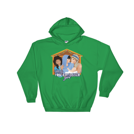 Molly, You in Manger Girl! (Hoodie)-Christmas Hoodies-Swish Embassy