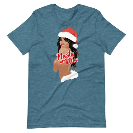Nasty or Nice-Christmas T-Shirts-Swish Embassy