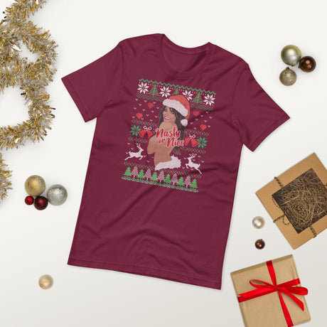 Nasty or Nice (Ugly Christmas)-Ugly Christmas Apparel-Swish Embassy