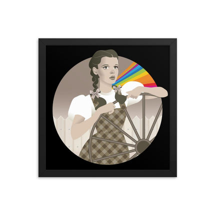 Over the Rainbow (Framed poster)-Swish Embassy