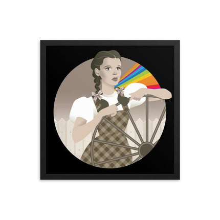 Over the Rainbow (Framed poster)-Swish Embassy