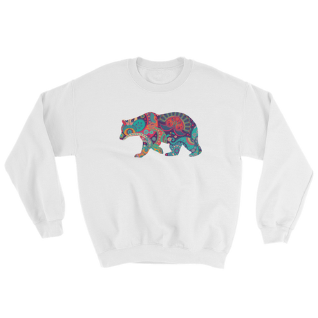 Paisley Bear (Long Sleeve)-Long Sleeve-Swish Embassy