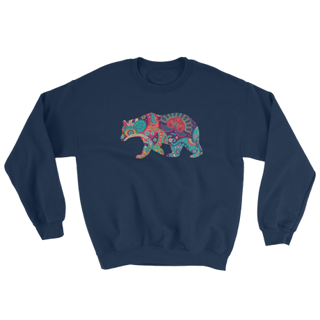 Paisley Bear (Long Sleeve)-Long Sleeve-Swish Embassy