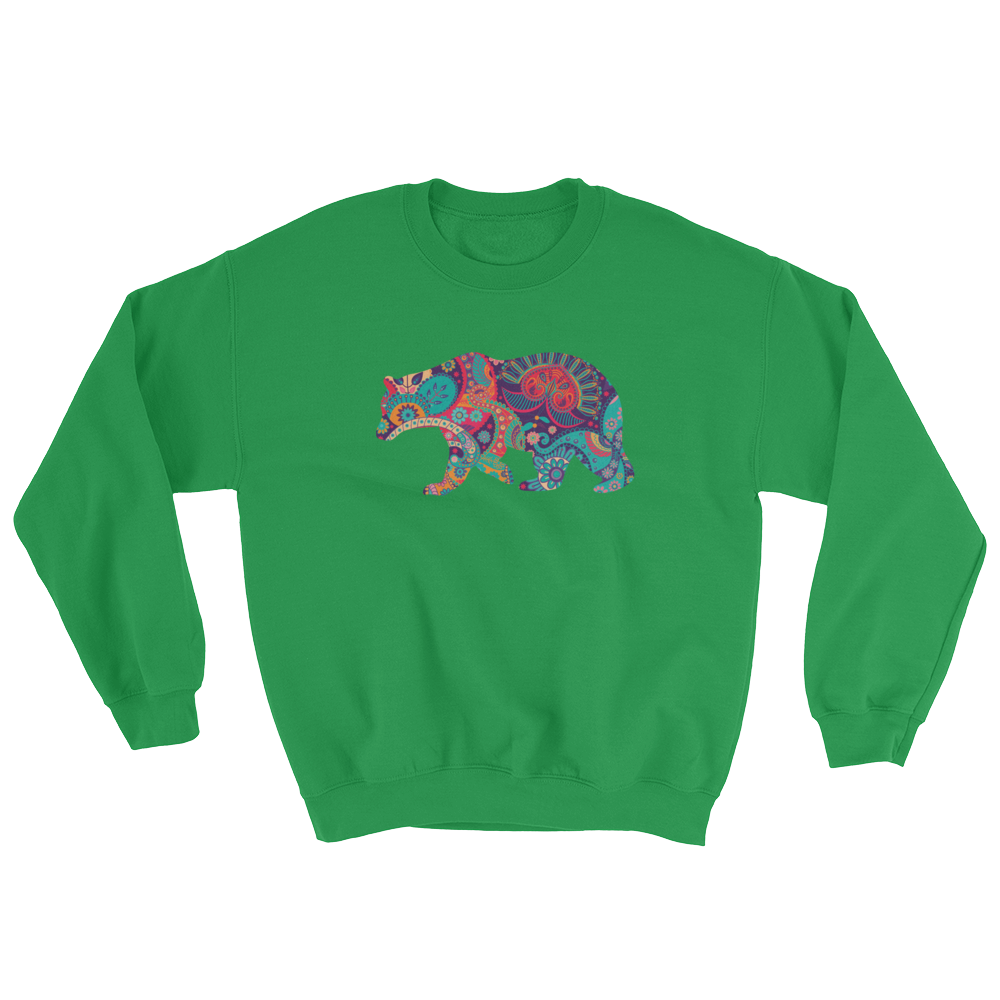 Paisley Bear (Long Sleeve)-Long Sleeve-Swish Embassy