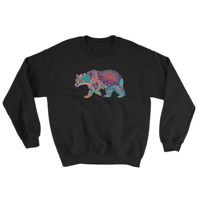 Paisley Bear (Long Sleeve)-Long Sleeve-Swish Embassy