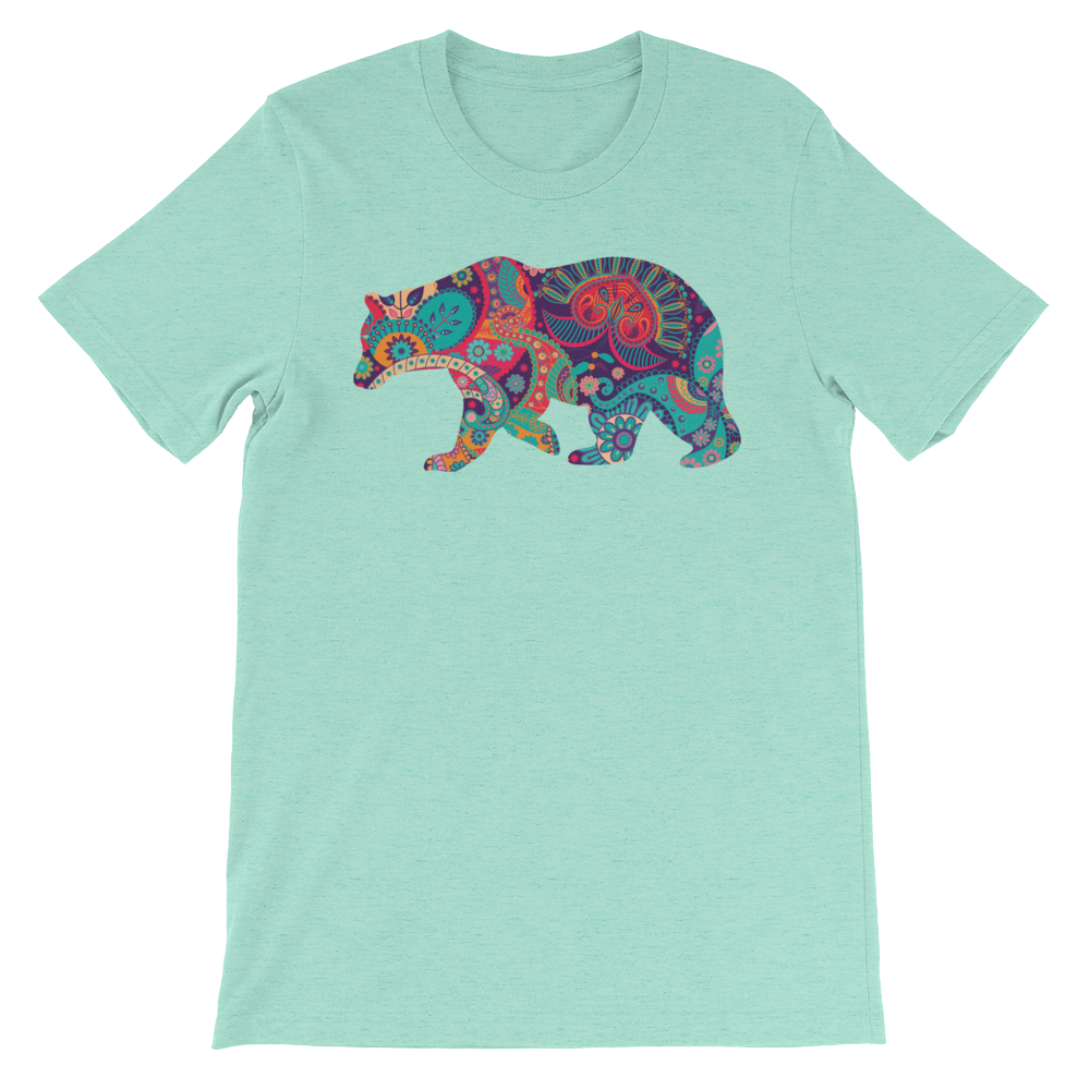 Paisley Bear-T-Shirts-Swish Embassy