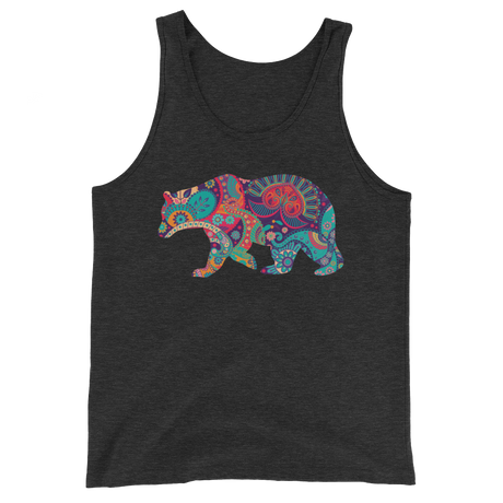 Paisley Bear (Tank Top)-Tank Top-Swish Embassy