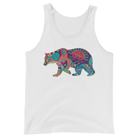 Paisley Bear (Tank Top)-Tank Top-Swish Embassy