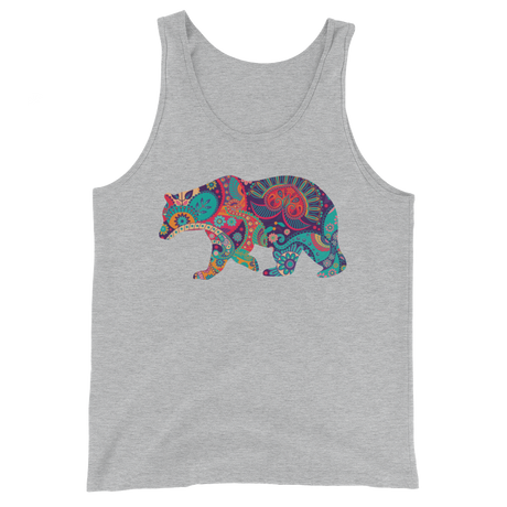 Paisley Bear (Tank Top)-Tank Top-Swish Embassy