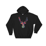 Paisley Stag (Hoodie)-Hoodie-Swish Embassy