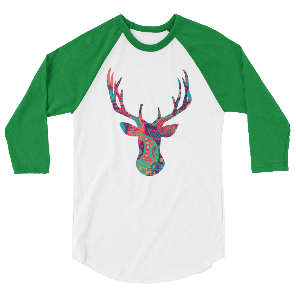 Paisley Stag (Raglan)-Raglan-Swish Embassy