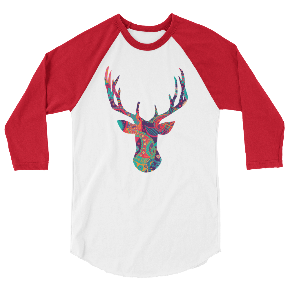 Paisley Stag (Raglan)-Raglan-Swish Embassy