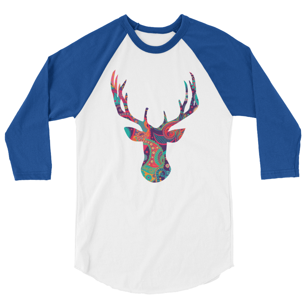 Paisley Stag (Raglan)-Raglan-Swish Embassy