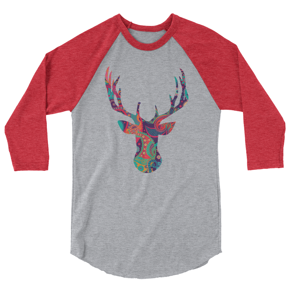 Paisley Stag (Raglan)-Raglan-Swish Embassy