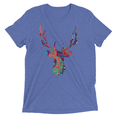 Paisley Stag (Retail Triblend)-Triblend T-Shirt-Swish Embassy