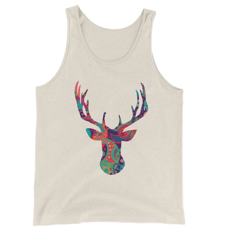 Paisley Stag (Tank Top)-Tank Top-Swish Embassy