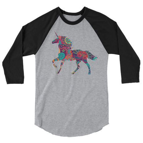 Paisley Unicorn (Raglan)-Raglan-Swish Embassy