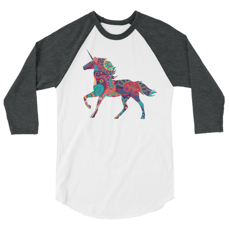 Paisley Unicorn (Raglan)-Raglan-Swish Embassy