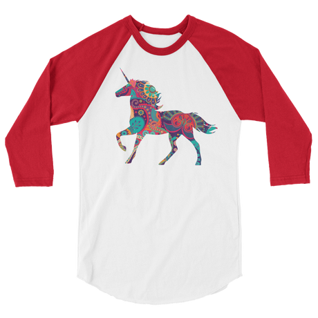 Paisley Unicorn (Raglan)-Raglan-Swish Embassy