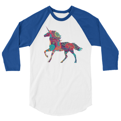 Paisley Unicorn (Raglan)-Raglan-Swish Embassy
