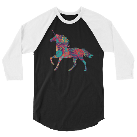 Paisley Unicorn (Raglan)-Raglan-Swish Embassy