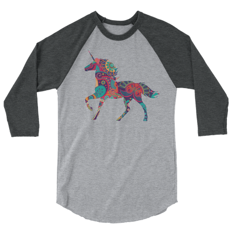 Paisley Unicorn (Raglan)-Raglan-Swish Embassy