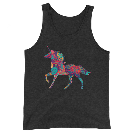 Paisley Unicorn (Tank Top)-Tank Top-Swish Embassy