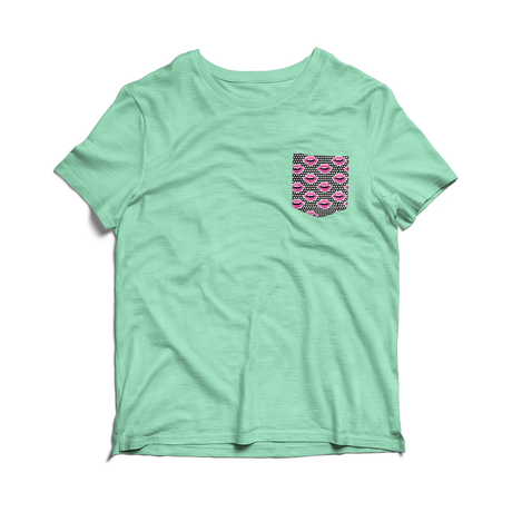 Peppermint Lips (Pocket Tee)-Pocket Tee-Swish Embassy