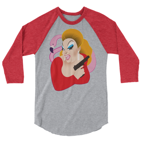 Pink Bird (Raglan)-Raglan-Swish Embassy