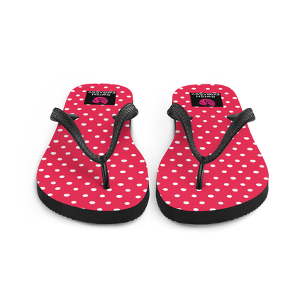 Pink Polkadot (Flip Flops)-Flip Flops-Swish Embassy