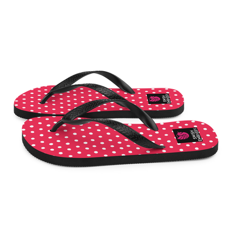 Pink Polkadot (Flip Flops)-Flip Flops-Swish Embassy