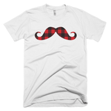 Plaid Moustache-T-Shirts-Swish Embassy