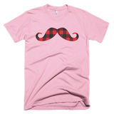 Plaid Moustache-T-Shirts-Swish Embassy