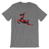 Plaid Reindeer-Christmas T-Shirts-Swish Embassy